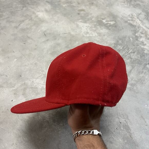 WASHINGTON NATIONALS Hat Cap MLB New Era 59FIFTY Red Fitted 7 1/4 - Picture 2 of 8